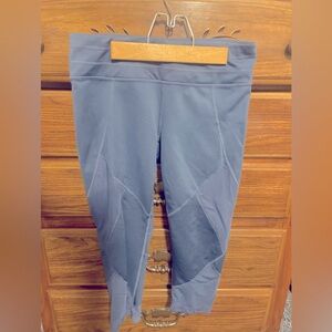 Athleta Capri Leggings with Mesh Cutouts